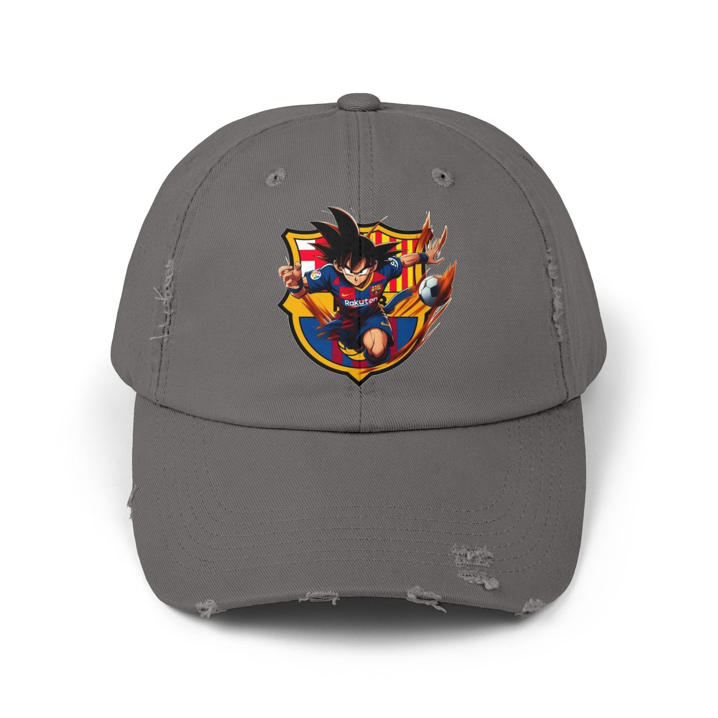 Sports Hat Dragon Theme Unisex Distressed Cap for Fans