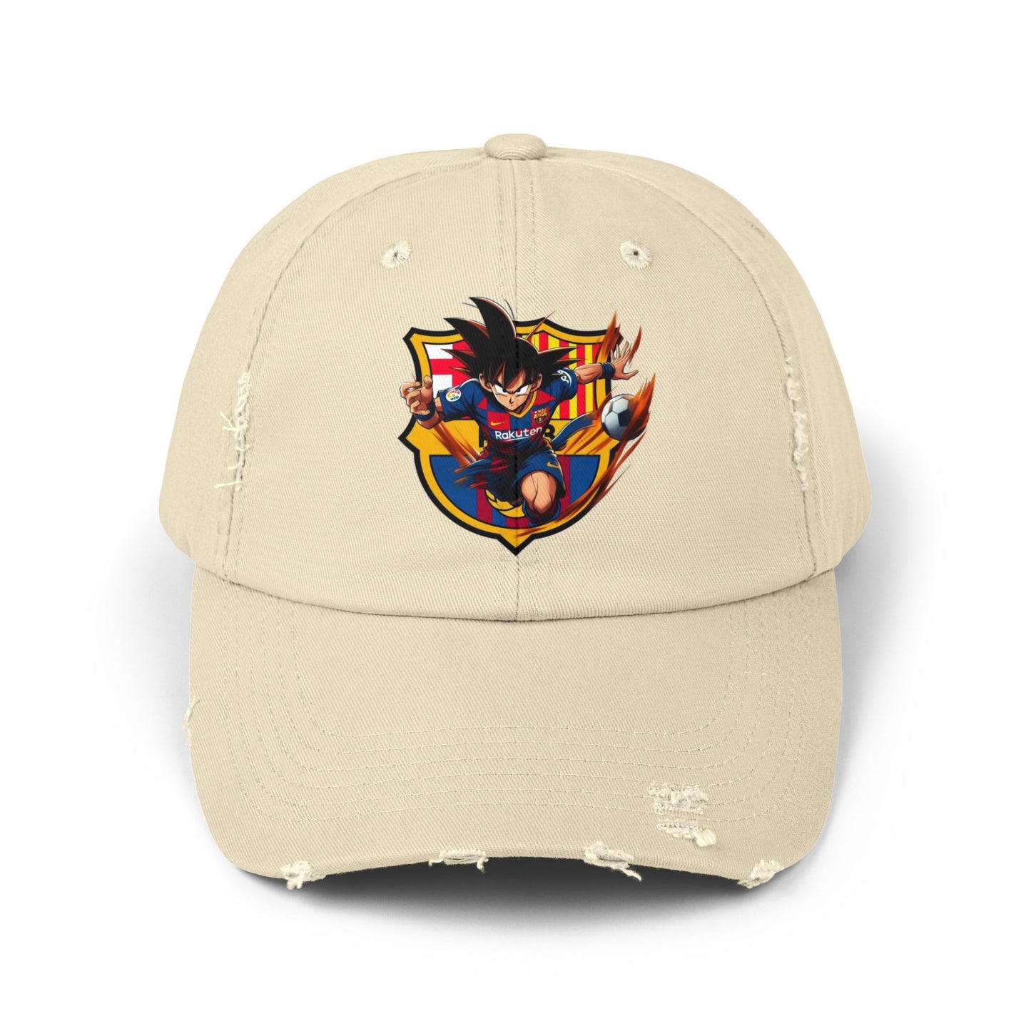 Sports Hat Dragon Theme Unisex Distressed Cap for Fans