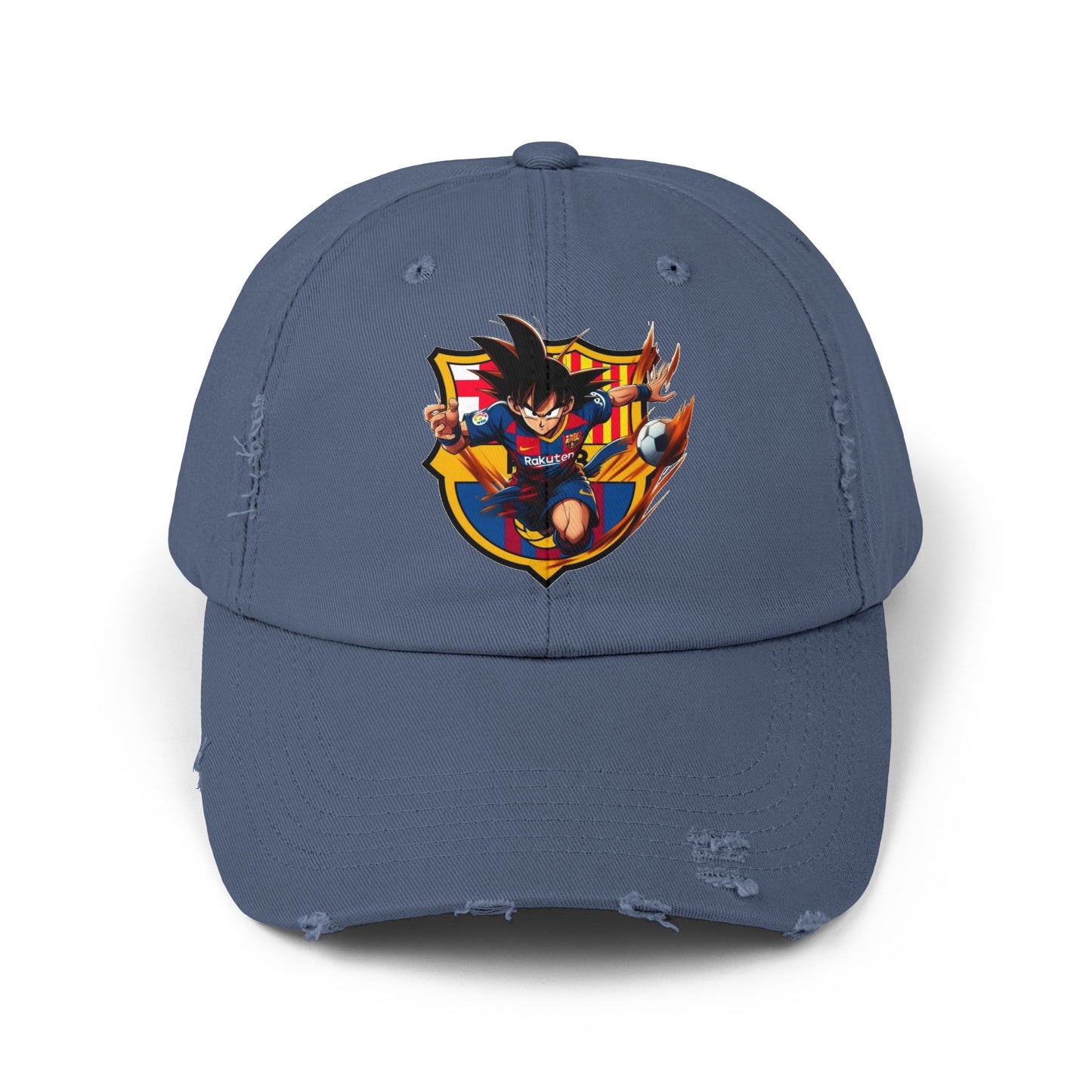 Sports Hat Dragon Theme Unisex Distressed Cap for Fans