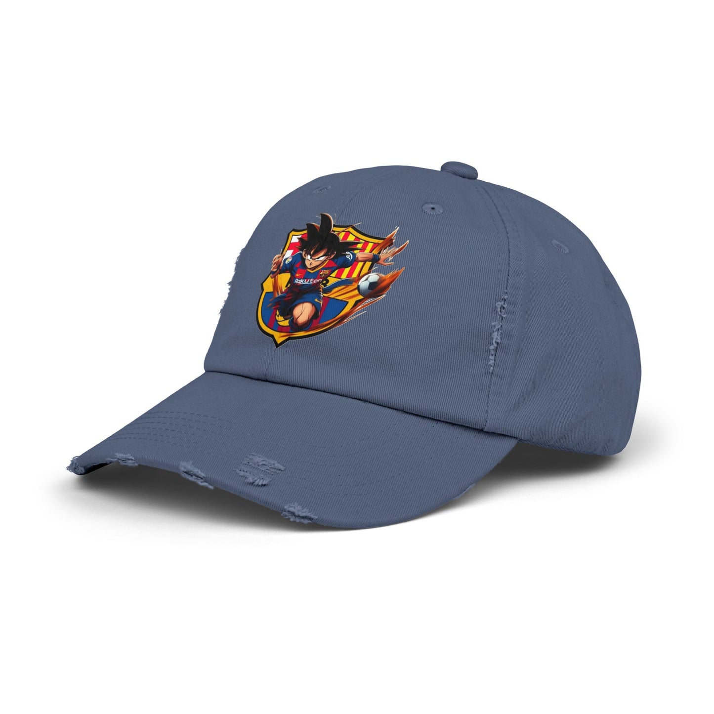 Sports Hat Dragon Theme Unisex Distressed Cap for Fans
