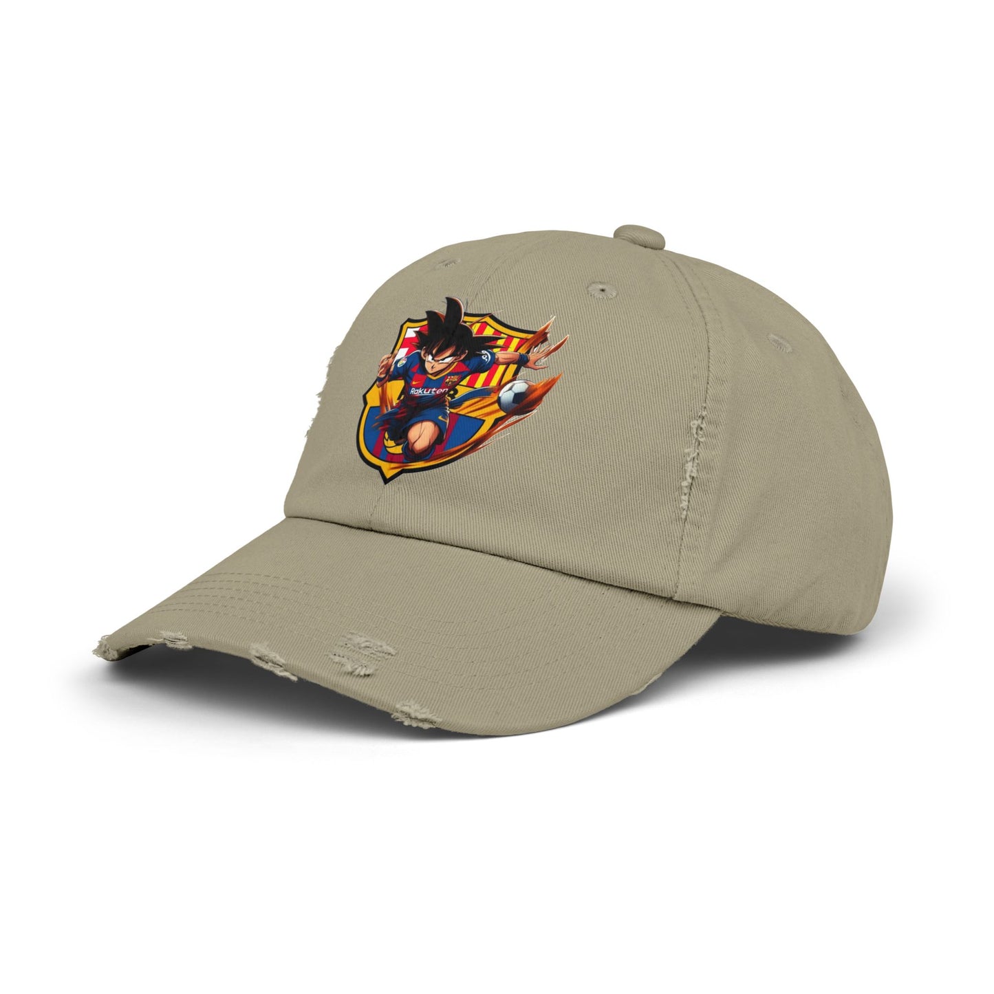 Sports Hat Dragon Theme Unisex Distressed Cap for Fans