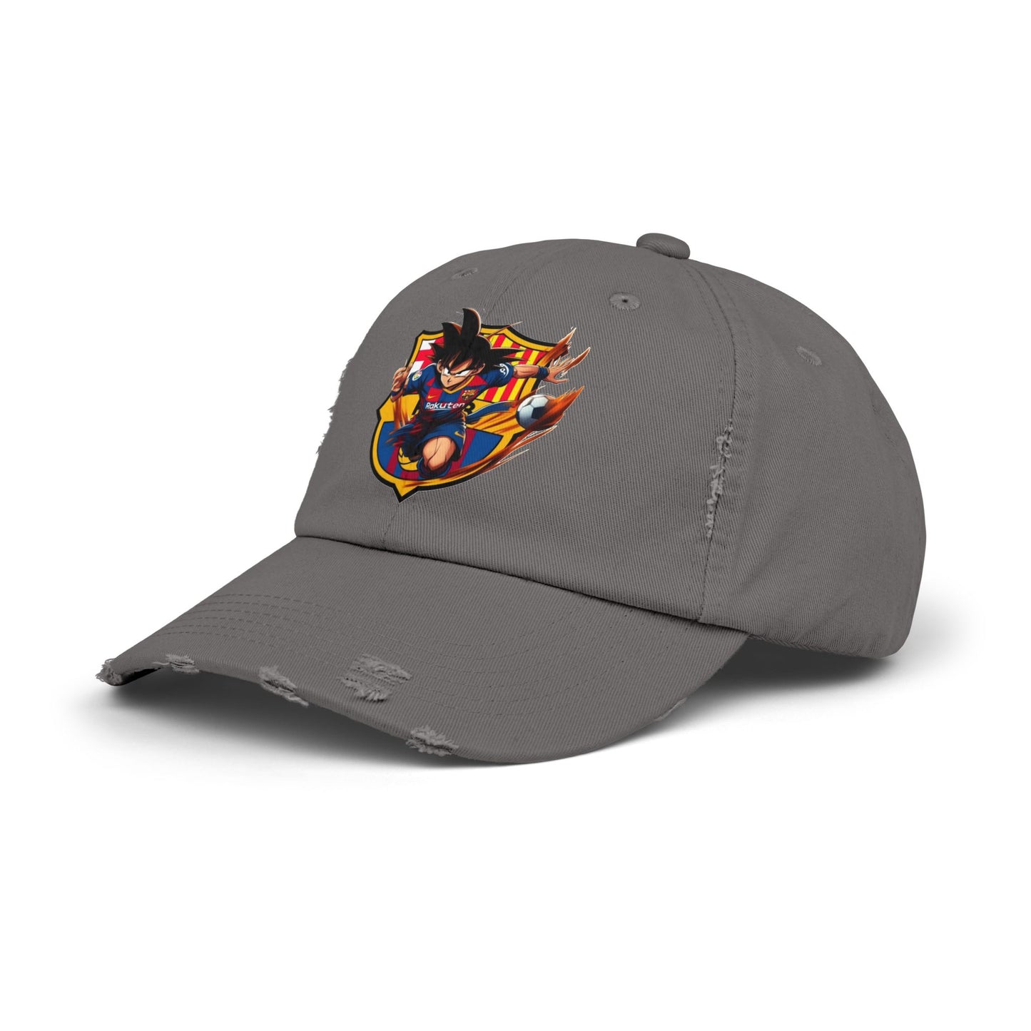 Sports Hat Dragon Theme Unisex Distressed Cap for Fans