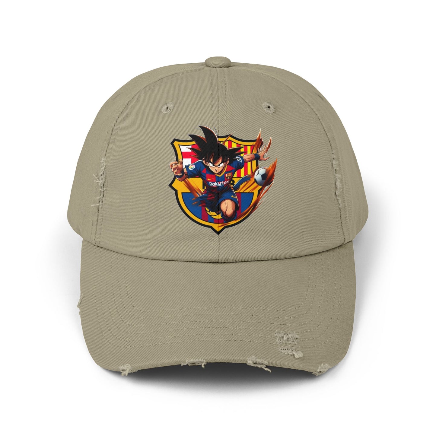 Sports Hat Dragon Theme Unisex Distressed Cap for Fans