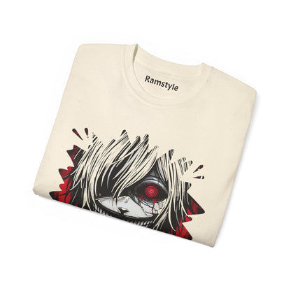 Anime-Inspired Tee - Edgy Graphic Design